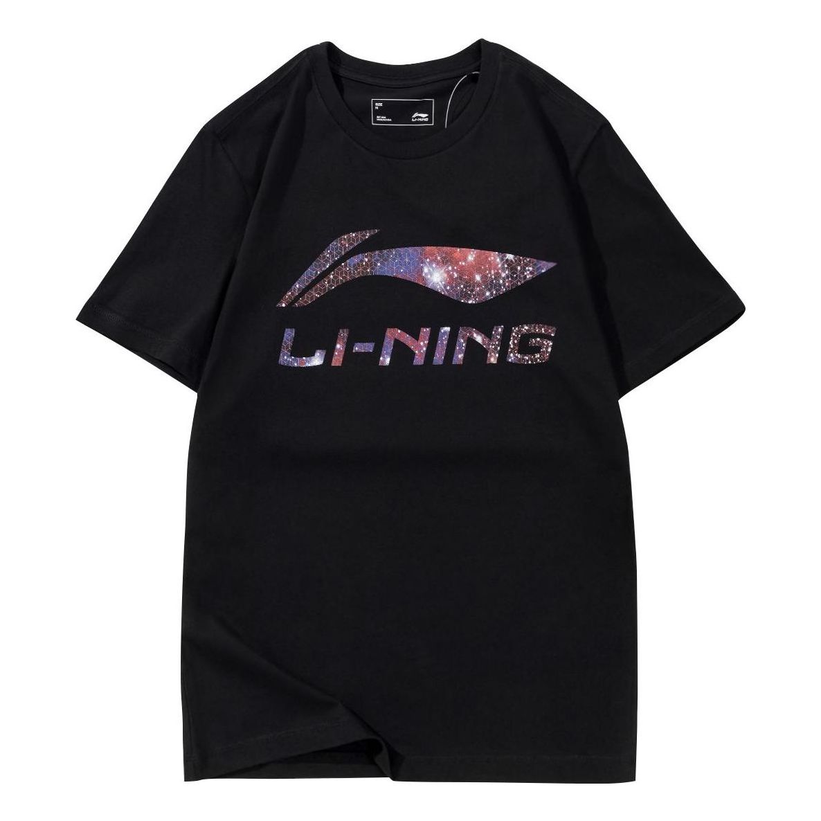 Li-Ning Essential Galaxy Logo T-shirt 'Black' AHSS971-1