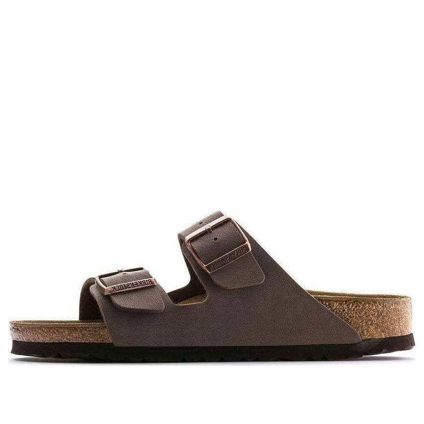 Birkenstock Arizona Birko-Flor Birkibuc Narrow Fit 'Mocca' 0151183