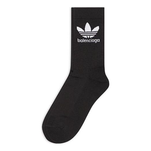 Balenciaga x adidas Socks 'Black White' 7121774C6B71077