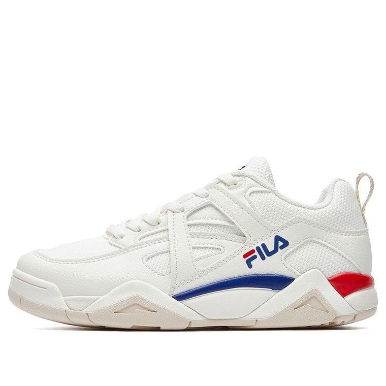 (WMNS) FILA Cage Knit Low White/Blue/Red F12W021214FGA