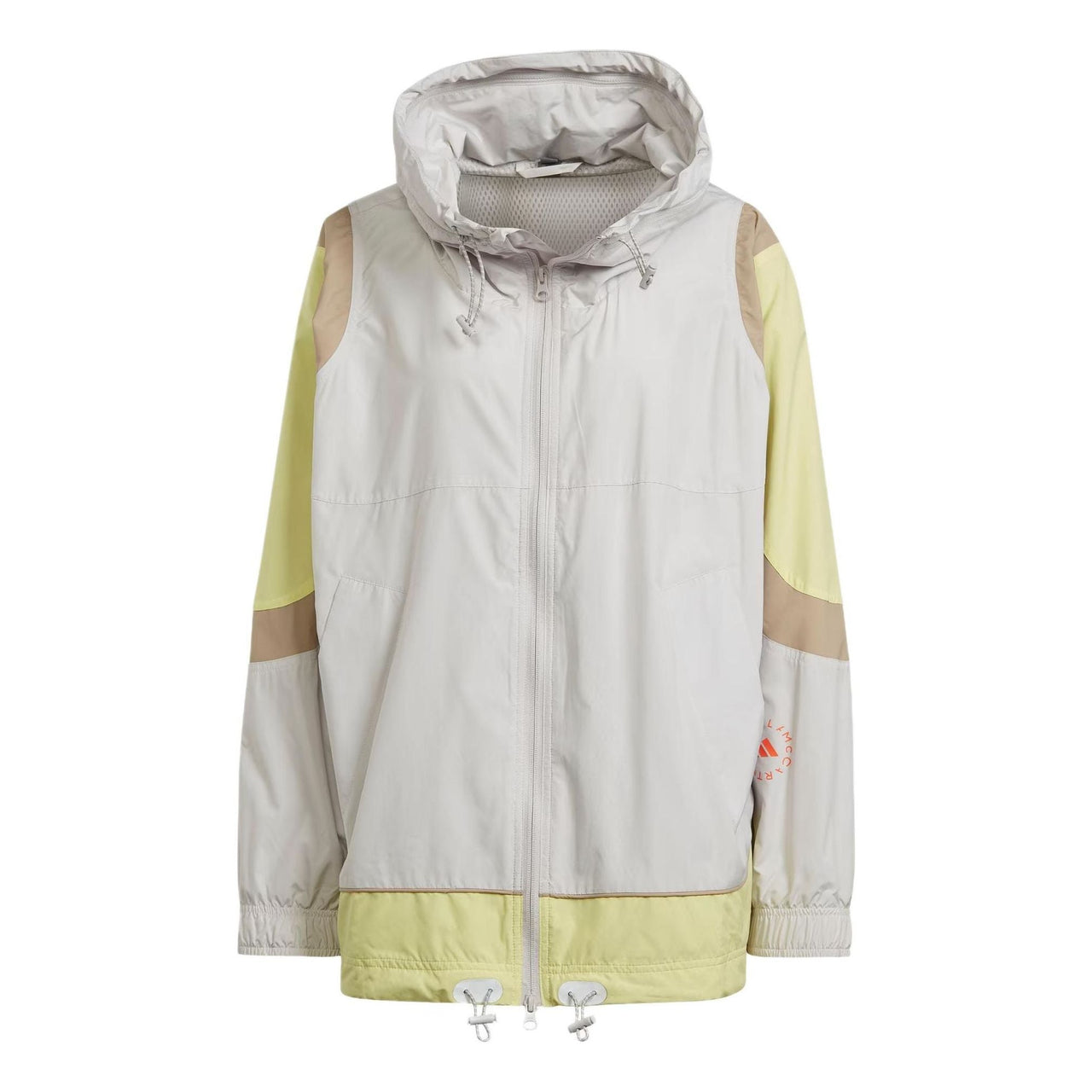 (WMNS) adidas By Stella McCartney Woven Track Top Asia Sizing 'White Yellow' IT7528