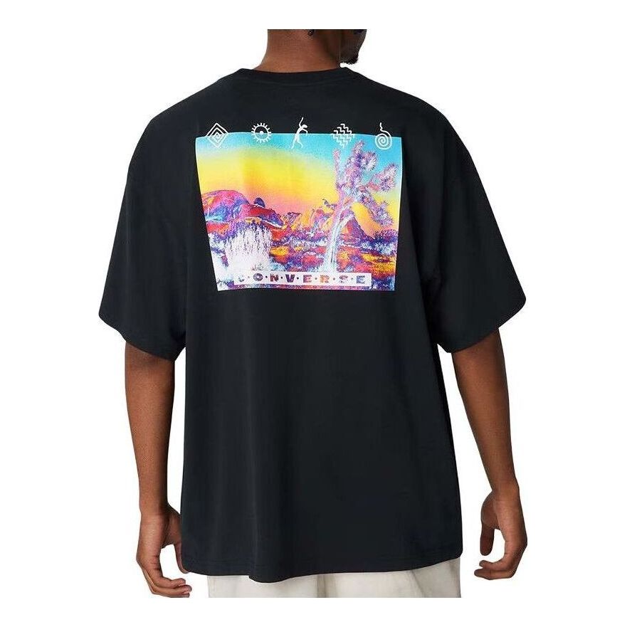 Converse Inverted Desert Graphic T-Shirt 'Black' 10023994-A01