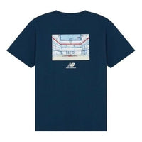 New Balance x ANB Brand Tee 'Blue White' AMT22377-BGV