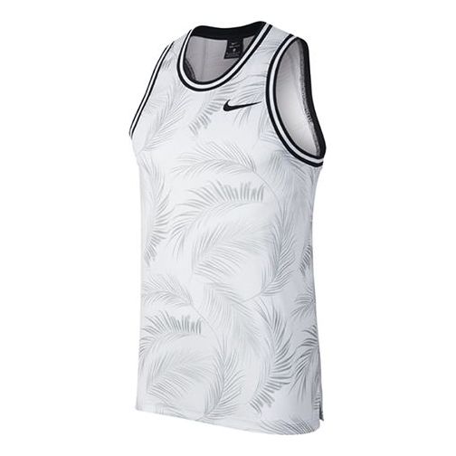 Nike Dri-Fit Dna Printing Basketball Vest Gray White AJ3537-012