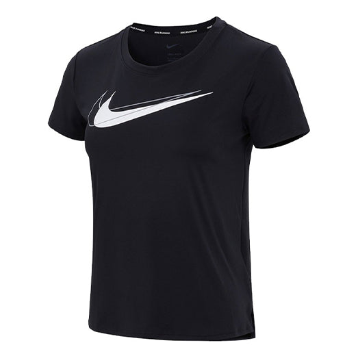 (WMNS) Nike AS W NK DF SWSH Run Top SS Black DD4899-010