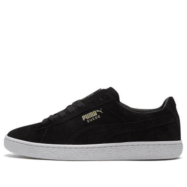 PUMA Suede Classic Metal Badge 'Black White' 370081-01