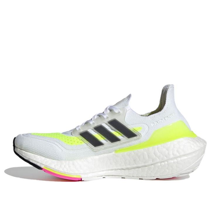 adidas UltraBoost 21 J 'White Solar Yellow' FZ2929