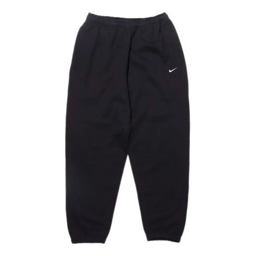 Nike Lab Solid Color Thermal Track Pants For Men Black DA0330-010