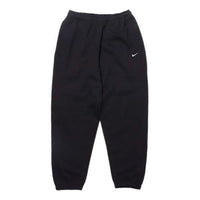 Nike Lab Solid Color Thermal Track Pants For Men Black DA0330-010