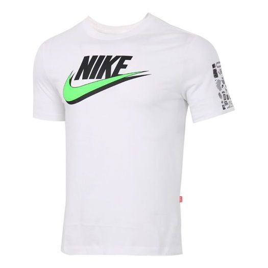 Nike Sportswear Round Neck Athleisure Casual Sports Short Sleeve White CW0385-100