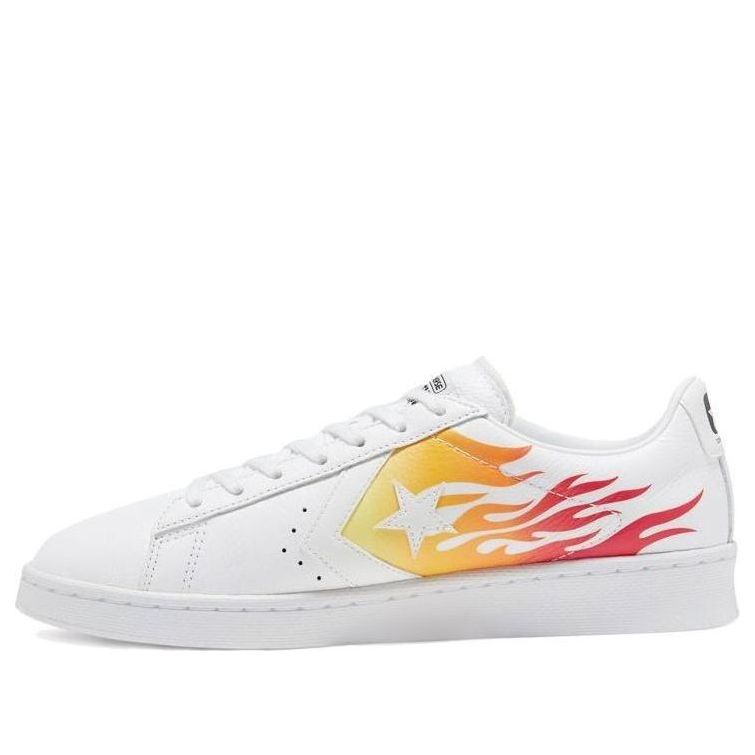 Converse Pro Leather Low 'Archival Flame Print' 167935C