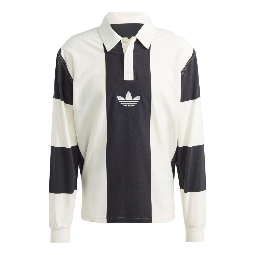 adidas originals Hack Rugb Polo T-Shirts 'White Black' HZ0708