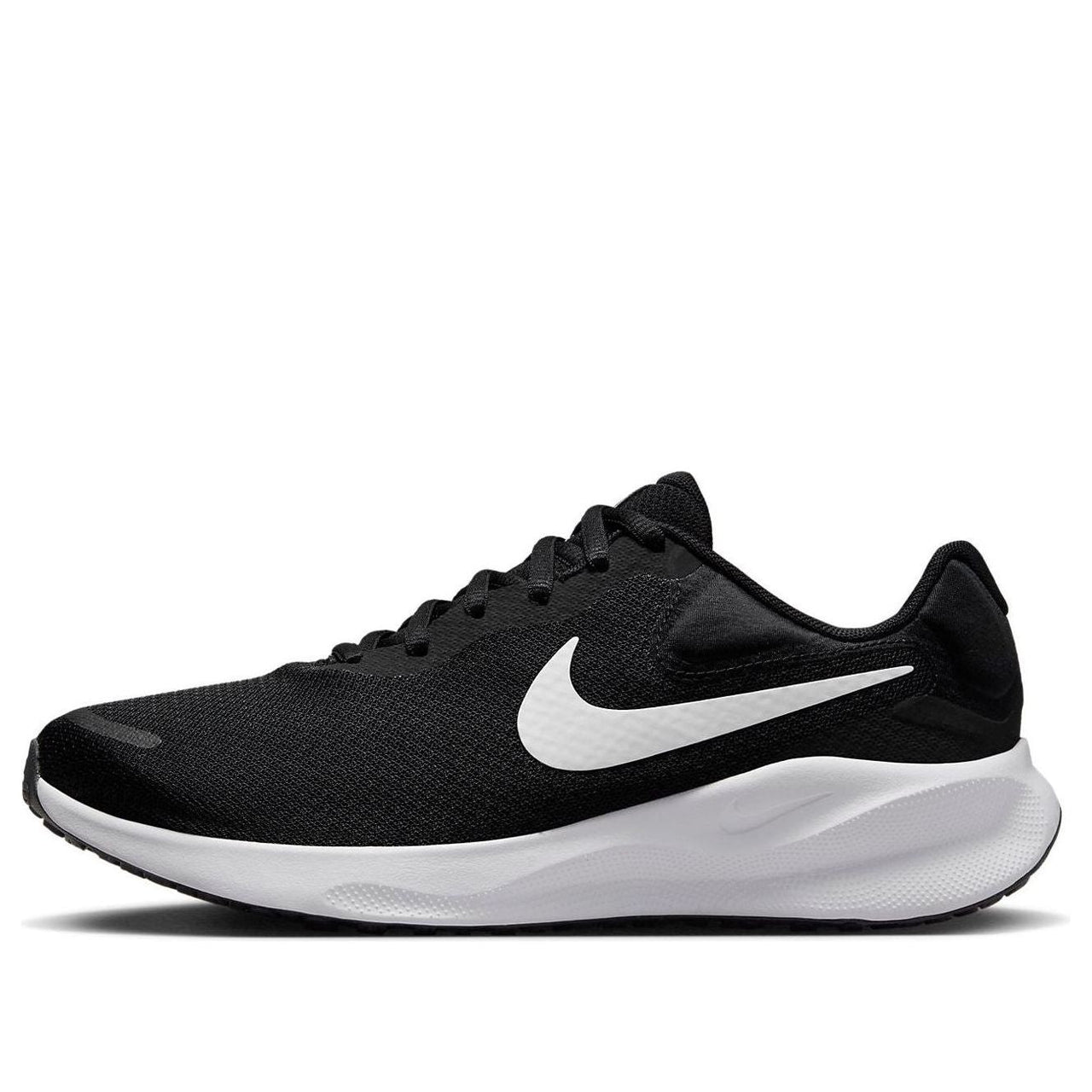 (WMNS) Nike Revolution 7 Wide 'Black White' FZ6829-001