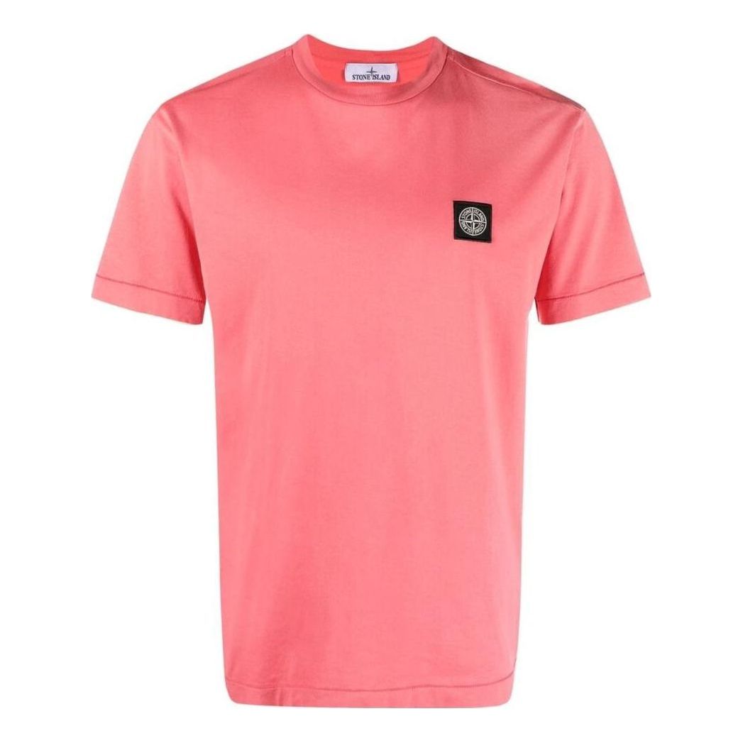 STONE ISLAND Patch T-shirt 'Fuscia' 101524113-V0087