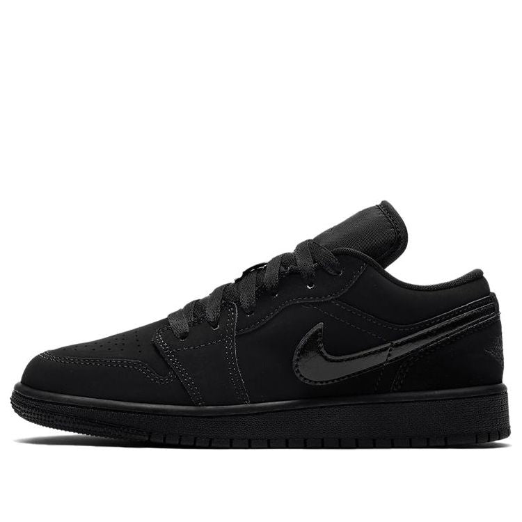 (GS) Air Jordan 1 Low 'Triple Black' 553560-056