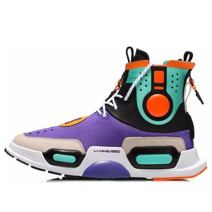 Li-Ning Culture Shoes 'Purple Green' AGBN052-1
