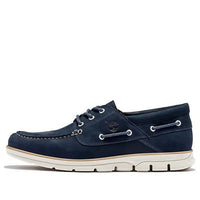 Timberland Bradstreet 3-Eye Boat Shoes 'Navy' A1HCX019