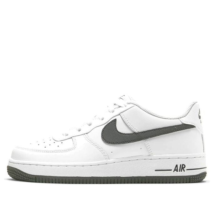 (GS) Nike Air Force 1 Low 'White Iron Grey Swoosh' DJ4617-100