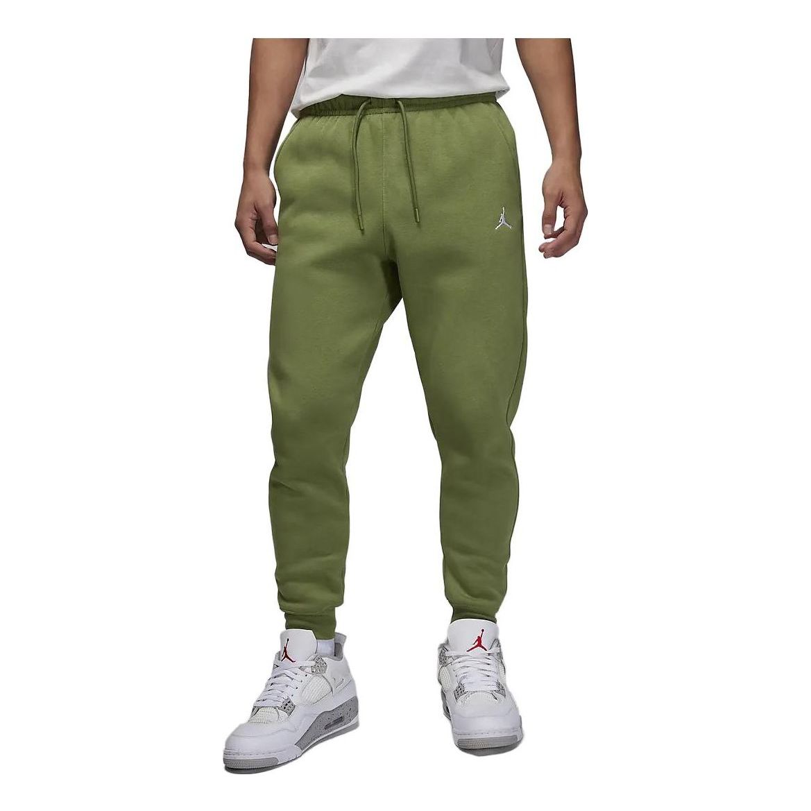 Air Jordan Essentials Sweatpants Asia Sizing 'Light Olive Green' FJ7780-340