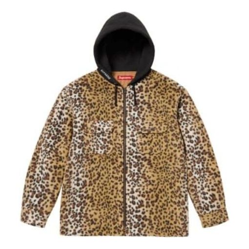 Supreme FW23 FW23 Week11 Fleece Zip Up Hoodie 'Brown' SUP-FW23-185