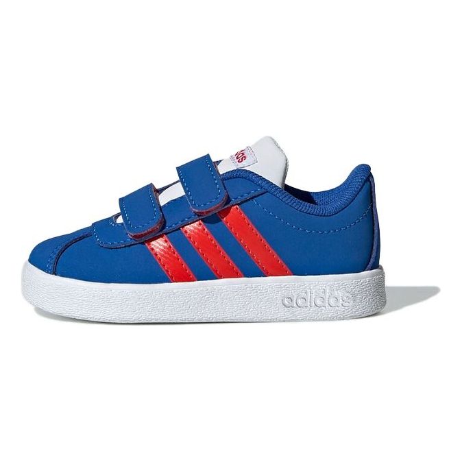 (TD) adidas VL Court 2.0 Cmf I 'Blue Red' EE6910