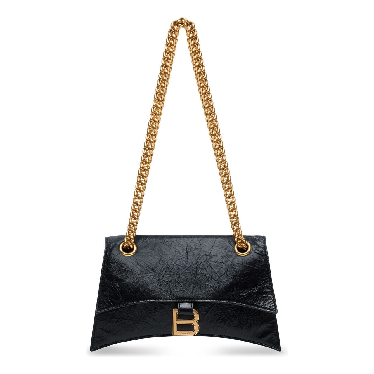(WMNS) Balenciaga Crush Small Chain Bag 'Black' 716351210IT1000