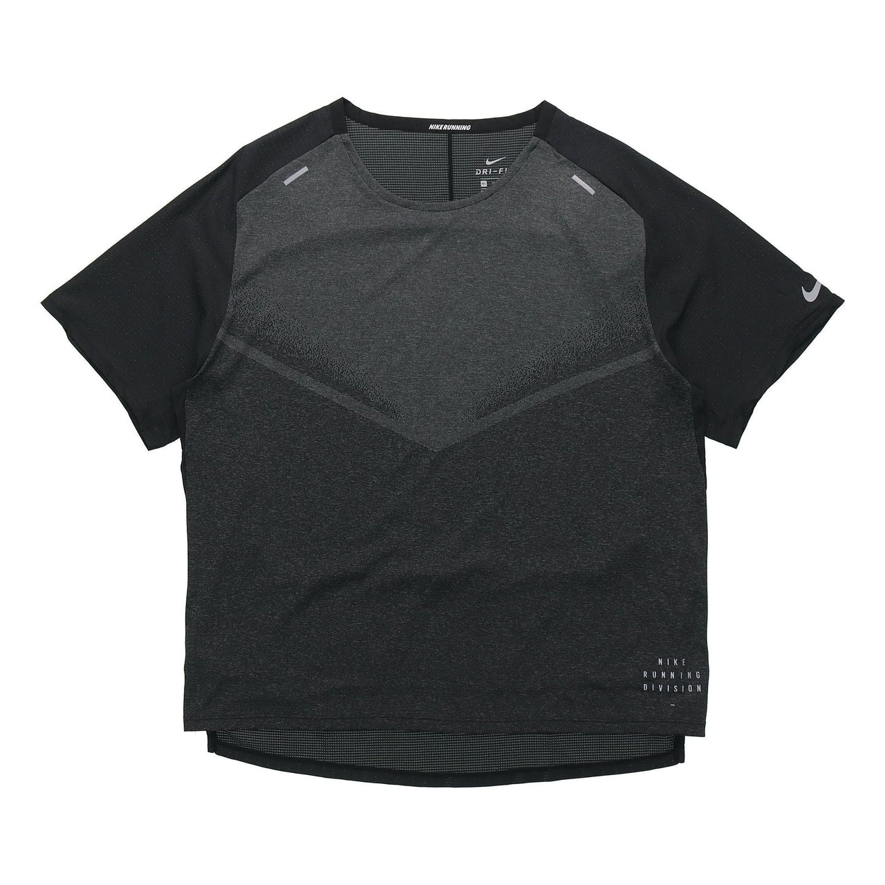 Nike Ultra Run Division TrainingSport Fast-Dry Breathable Fabric Short Sleeve T-Shirt Men's Black DA1299-010