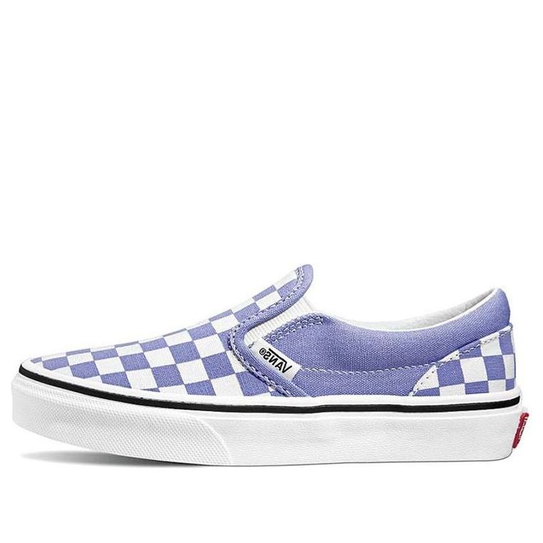 Vans Classic Slip-On Checkerboard Kids Blue/White VN0A4UH8WL0