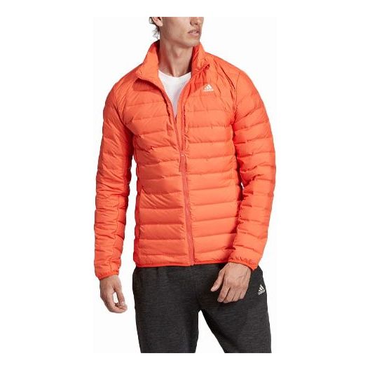 adidas originals Casual Sports Stand Collar Stay Warm Down Jacket Orange Yellow FH6633