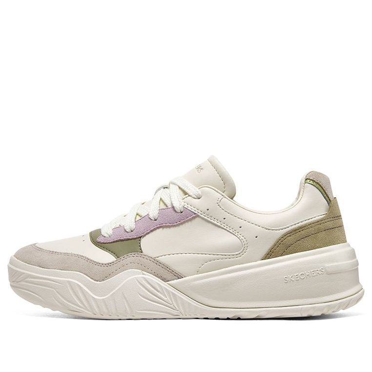 (WMNS) Skechers Denali Shoes 'White Green Purple' 185022-OWBR