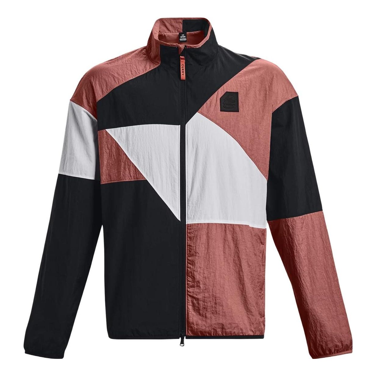 Under Armour Curry Woven Raincoat Jacket 'Red Black White' 1377304-604