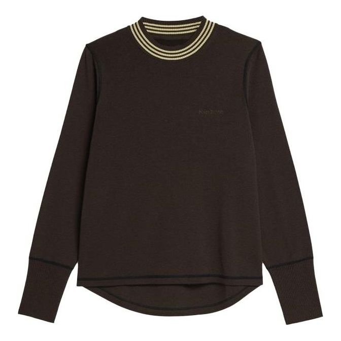 adidas x Wales Bonner Long-Sleeve Knit Sweater 'Dark Brown' IN5953