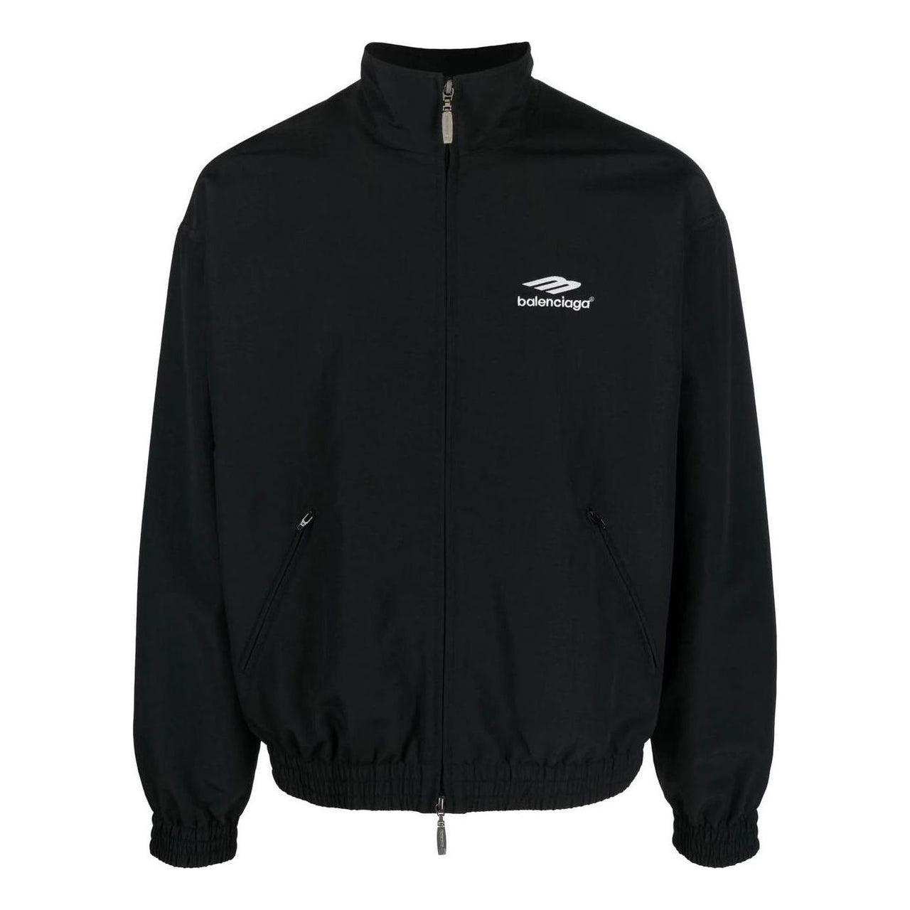 Balenciaga 3B Sports Icon Tracksuit Jacket Small Fit 'Black' 704505TKO481000