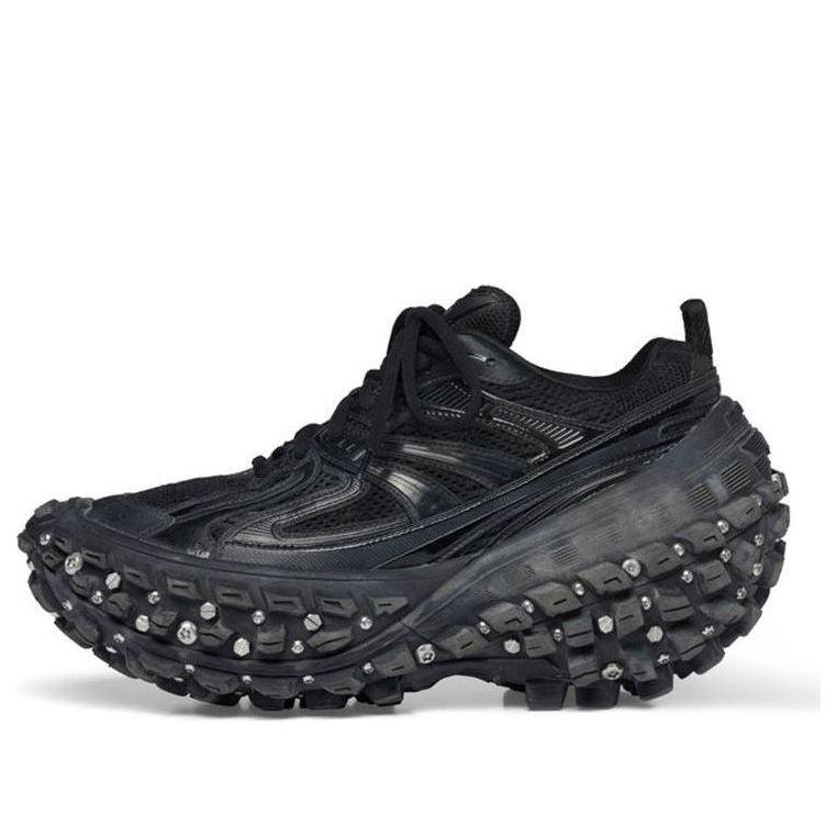 Balenciaga Bouncer Defender Screw Sneakers 'Worn Out Black' 685613W2RAD1081