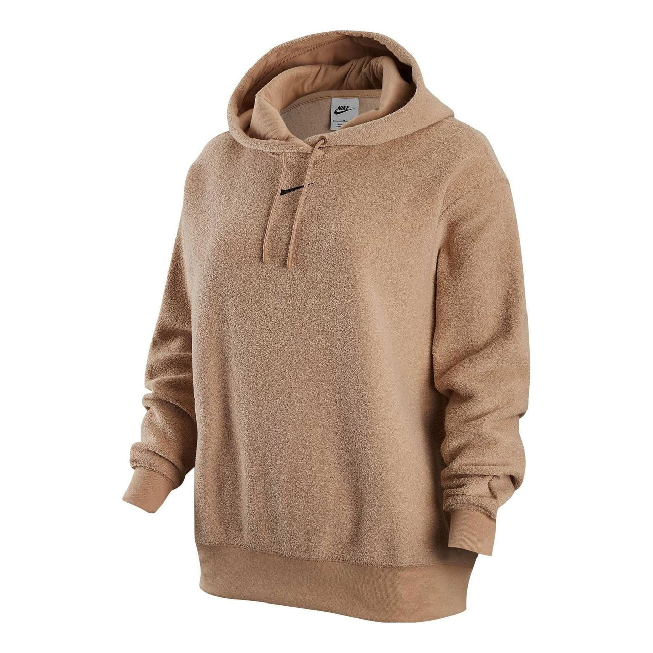 (WMNS) Nike Sportswear Logo Hoodie 'Tan' DV7100-200