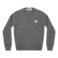 (WMNS) COMME des GARCONS PLAY Cardigan White Emblem 'Grey' AZ-N065-051-1