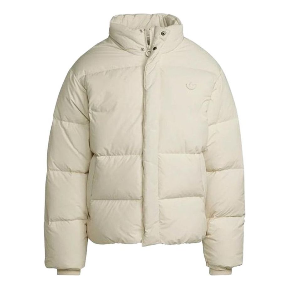 adidas originals Trefoil Logo Padded Jacket 'Beige' HL9201