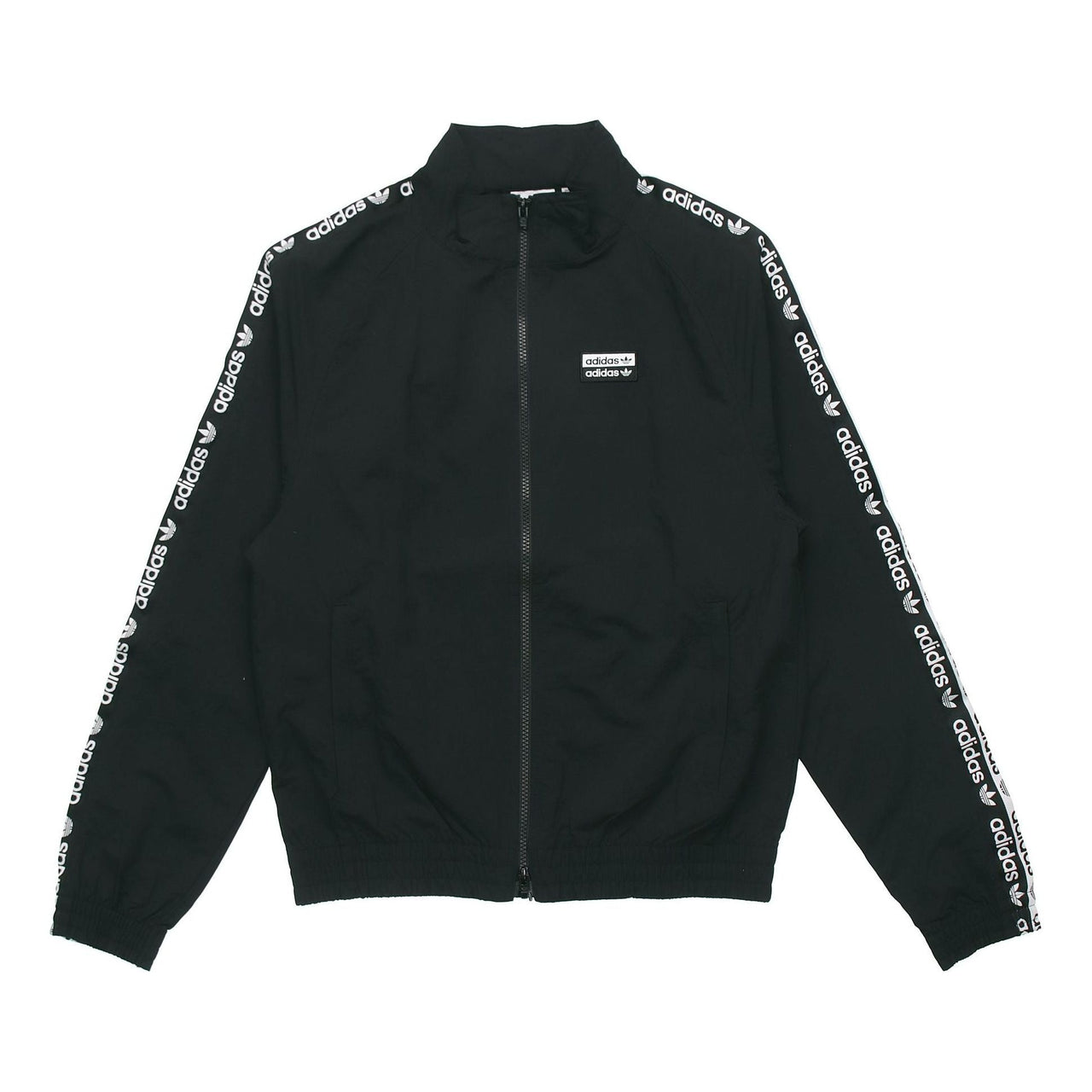 adidas originals Stand-up Collar Causual Sports Jacket Coat Male Black FL1763