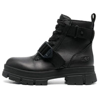 (WMNS) UGG Ashton Lace-up Boots 'Black' 1130518-BLK