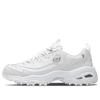 (WMNS)  Skechers D'LITES Daddy Shoes 'White Silver' 11931-WSL