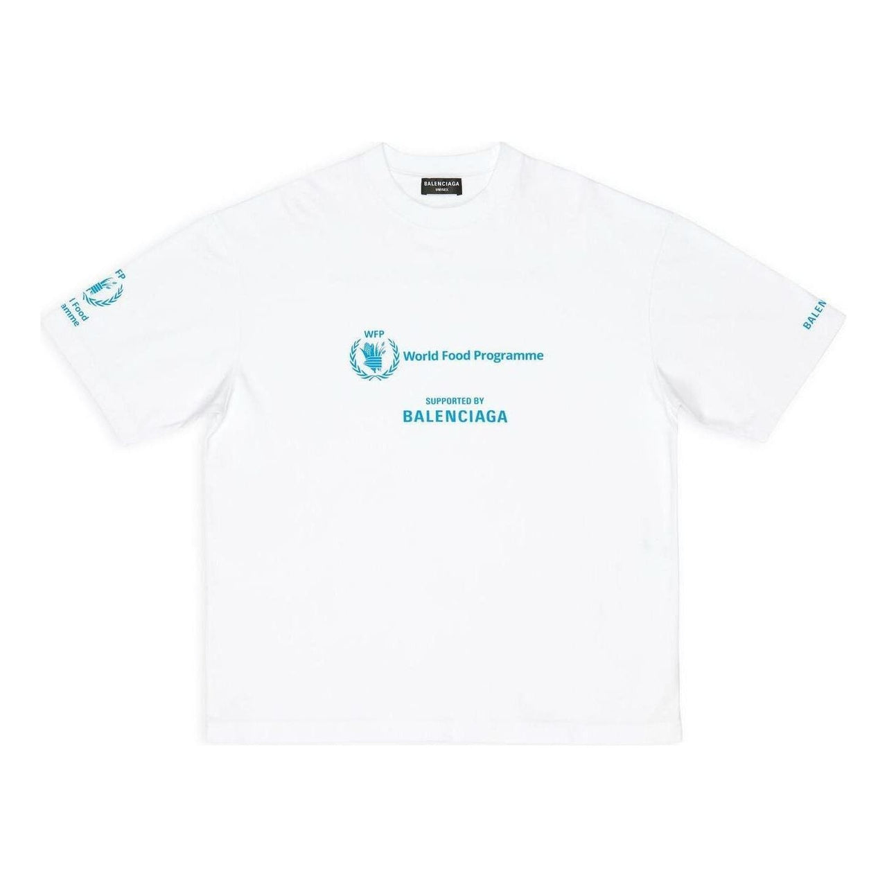 Balenciaga x WFP T-Shirt Medium Fit 'White' 612966TMVL29086