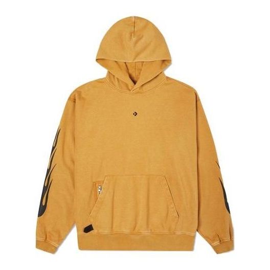 Converse Court-Ready Cloud Washed Graphic Hoodie 'Wheat' 10021990-A03