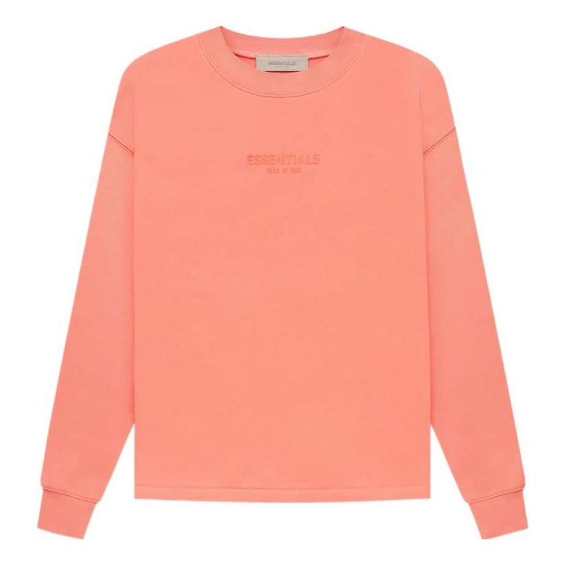 Fear of God Essentials FW22 Relaxed Crewneck Coral FOG-FW22-096