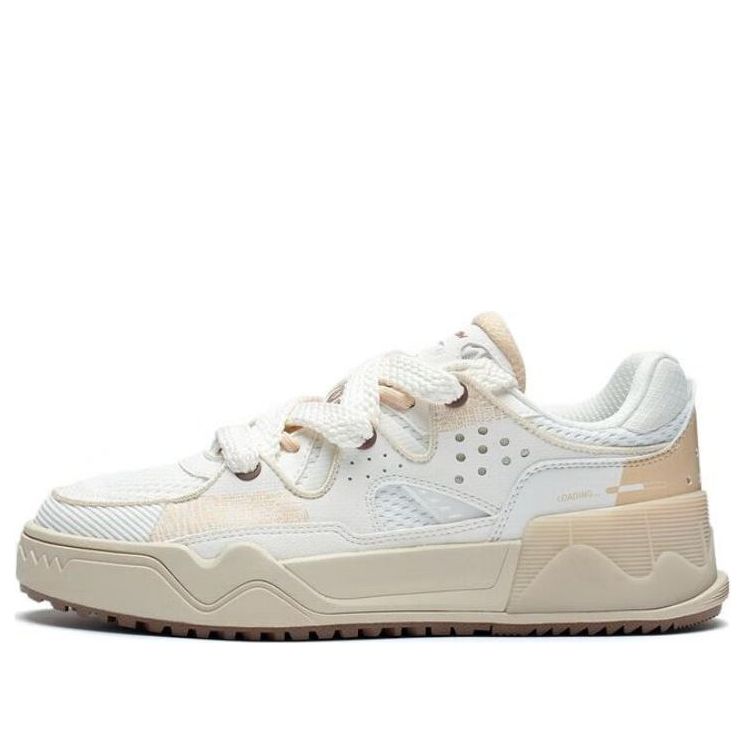 (WMNS) Li-Ning CF Flash Star 2.0 'White Light Brown' AGLT088-2