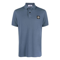 STONE ISLAND Logo Patch Polo Shirt 'Blue' 10152SC17-V0024