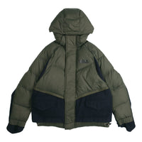 Nike x sacai Sports Loose Splicing hooded down Jacket 'Olive Green' CT3269-355