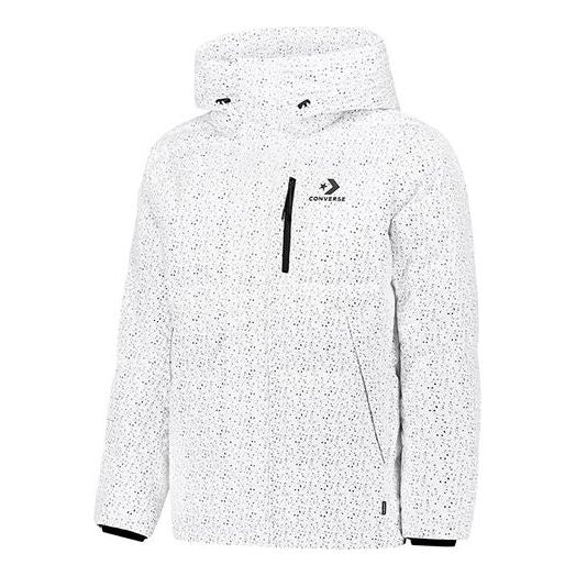 Converse Down Fill Puffer AOP Jacket 'White' 10019322-A01