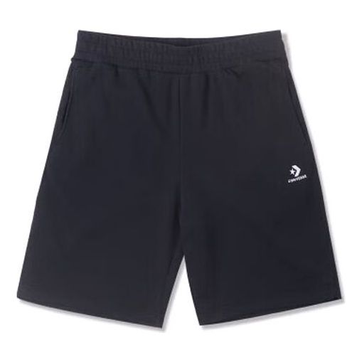 Converse Go-To Embroidered Star Chevron Standard-Fit Fleece Short 'Black' 10023875-A01