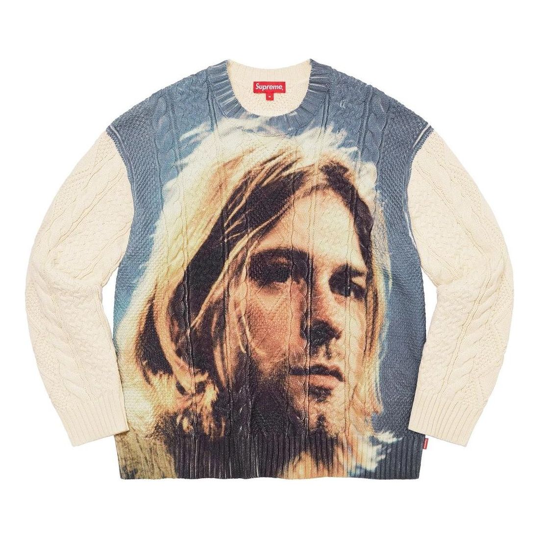 Supreme Kurt Cobain Sweater 'Beige Teal' SUP-SS23-247