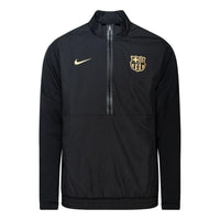 Nike FC Barcelona half zipped top 'Black' CJ6624-010